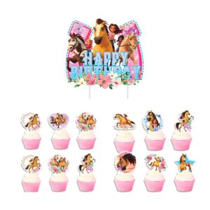 Spirit horse birthday cake topper set 13 pieces, Auckland NZ