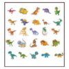 Dinosaur classic party stickers 50 pieces vinyl waterproof, Auckland NZ