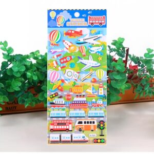 Transportation classic party stickers SL-PU23 22x9.5cm, Auckland NZ