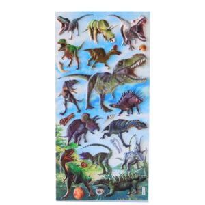 Dinosaur classic party stickers SL-QS06 22x9.5cm vinyl, Auckland NZ
