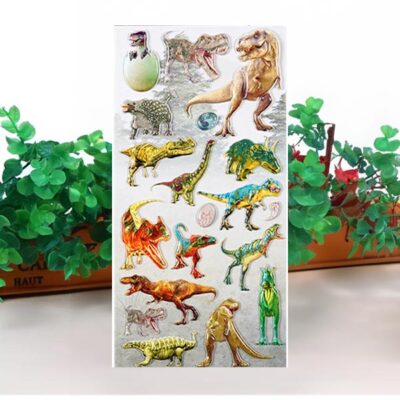 SL-QS27 Dinosaur classic party stickers SL-QS27 22x9.5cm vinyl, Auckland NZ