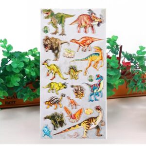 Dinosaur classic party stickers SL-QS29 22x9.5cm vinyl, Auckland NZ