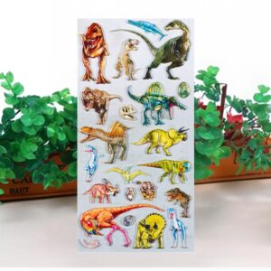 Dinosaur classic party stickers SL-QS30 22x9.5cm vinyl, Auckland NZ