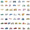 Transportation Classic Party stickers 50pcs1