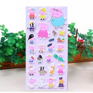 Peppa Pig classic party stickers PP-A02 22x9.5cm vinyl, Auckland NZ