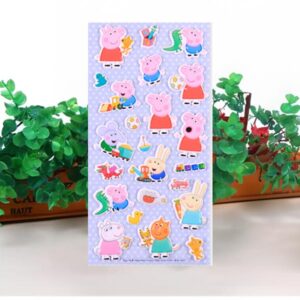 Peppa Pig classic party stickers PP-A03 22x9.5cm vinyl, Auckland NZ