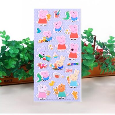 Peppa Pig classic party stickers PP-A03 22x9.5cm vinyl, Auckland NZ