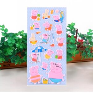 Peppa Pig classic party stickers PP-A04 22x9.5cm vinyl, Auckland NZ
