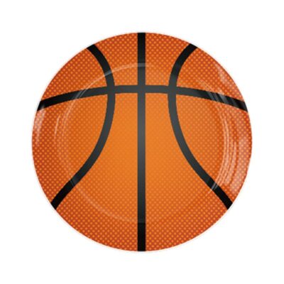 Basketball theme Basketball Plates 9inch Basketball theme party plates 9 inch 10 pieces basketball design, Auckland NZ
