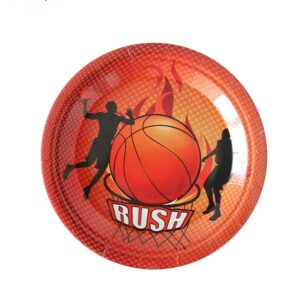 Basketball theme party plates 7 inch 8 pieces, Auckland NZ
