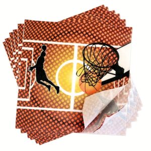 Basketball theme party napkins 10 pieces, Auckland NZ