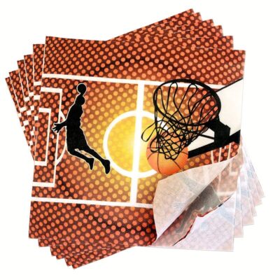 Basketball theme party napkins 10 pieces, Auckland NZ
