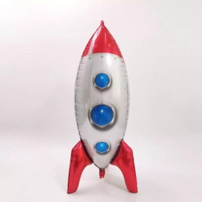 Outer space standing rocket foil balloon 80cm W20xH80cm, Auckland NZ