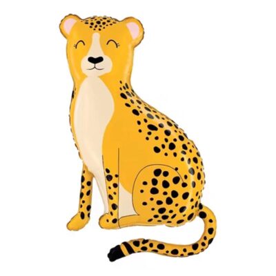 foil balloons - Leopard Safari jungle party leopard foil balloon 60x76cm, Auckland NZ