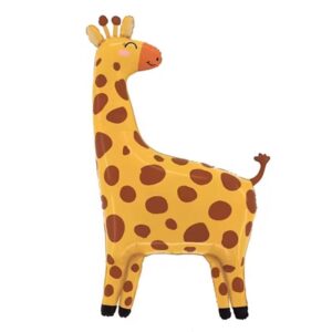 Safari jungle party giraffe foil balloon 59x89cm, Auckland NZ