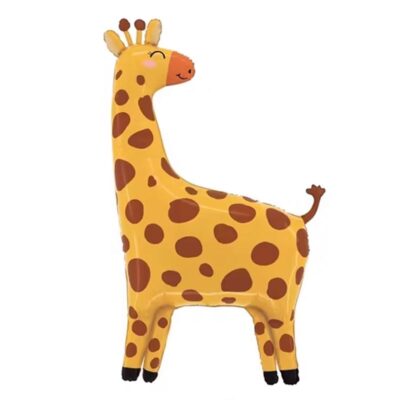 Safari jungle party giraffe foil balloon 59x89cm, Auckland NZ