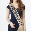 Birthday Queen gold on black sash 78cm, party Auckland NZ