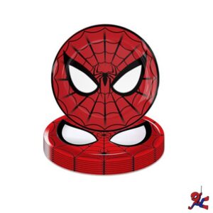 Spiderman themed party paper plates 9 inch 10 pieces, Auckland NZ