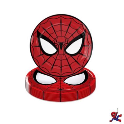 Spiderman themed party paper plates 9 inch 10 pieces, Auckland NZ