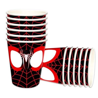 Spiderman themed party cups 266ml 10 pieces, Auckland NZ