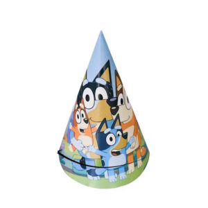 Bluey birthday party hats 6 pieces, party favour Auckland NZ