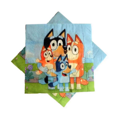 Bluey birthday party napkins 20 pieces, Auckland NZ