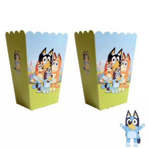 Bluey birthday party popcorn box 6 pieces, Auckland NZ