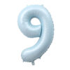 Baby Blue Number balloon9