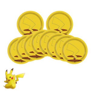 Pokémon yellow tail party plates 9 inch 10 pieces, Auckland NZ