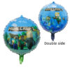 minecraft Roblox foil balloons Minecraft foil round balloon 18 inch double sided helium quality, Auckland NZ