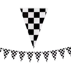 Race car birthday party triangle flag banners, Auckland NZ