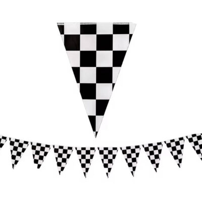 racing party triangle flag banner Race car birthday party triangle flag banners, Auckland NZ
