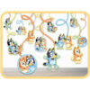 Bluey party spiral swirls hanging ceiling decorations, Auckland NZ