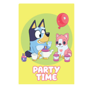 Bluey postcard invitations 8 pack, party supplies Auckland NZ