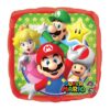 Super Mario Brothers square foil balloon 45cm — air or helium, party decoration Auckland NZ
