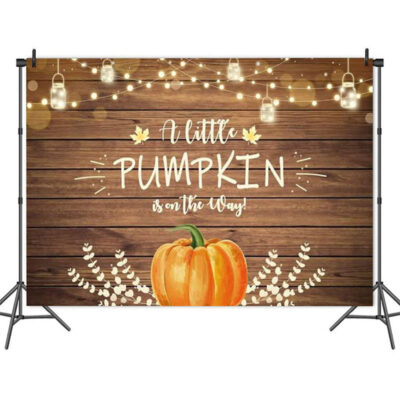 Baby Shower Pumpkin PARTY Wall Background Decoration Pumpkin baby shower party wall background decoration 150x100cm, Auckland NZ