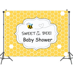 Sweet as can Bee baby shower wall background decoration 150x100cm, Auckland NZ
