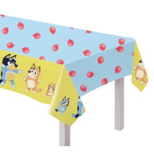 Bluey party theme paper table cover, party supplies Auckland NZ