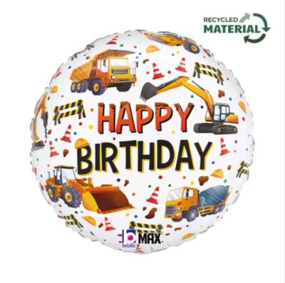 Construction Party Foil Balloon construction equipment