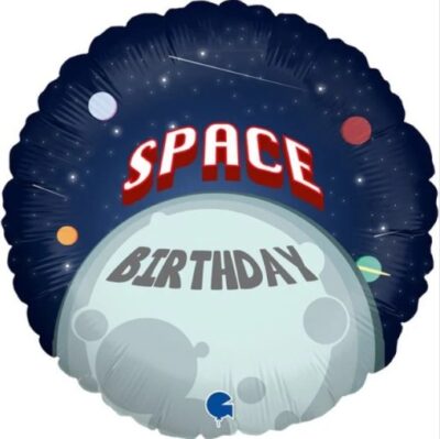 Outer Space Birthday Foil Balloon Space birthday