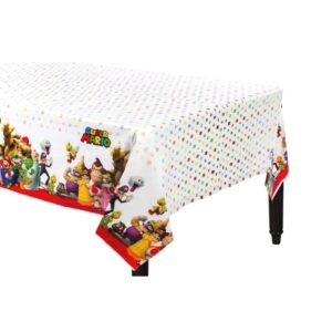 Super Mario Brothers plastic tablecover 137x243cm — party table cover Auckland NZ
