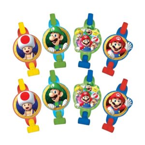 Super Mario Brothers party blowouts — pack of 8, kids party favours Auckland NZ