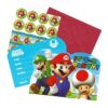 Super Mario Brothers postcard invitations — pack of 8 with seals and save the date stickers, Auckland NZ