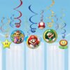 Super Mario Brothers swirl value pack — foil swirls party decoration, Auckland NZ