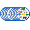 Digger Party Tableware Construction Vehicles Paper Plates Cars and trucks themed party plates 7 inch 10 pieces, Auckland NZ
