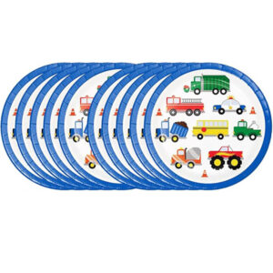 Cars and trucks themed party plates 7 inch 10 pieces, Auckland NZ
