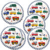 Digger Party Tableware Construction Vehicles Paper Plates 9inch Transportation birthday party plates 9 inch 10 pieces, Auckland NZ