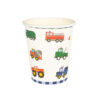 Trucks birthday party cups 8.5x5x7cm 10 pieces, Auckland NZ