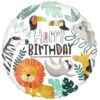 Jungle Party Get Wild Birthday Foil Balloon Jungle Party Get Wild Birthday Foil Balloon