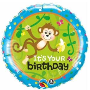Jungle Party Monkeys Foil balloon